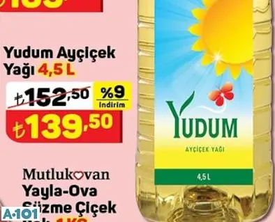 YUDUM AYÇİÇEK YAĞI YUDUM AYÇİÇEK YAĞI